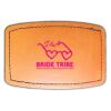 Faux Leather Engravable Patch - Curved Rectangle Thumbnail