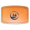 Faux Leather Engravable Patch - Curved Rectangle Thumbnail