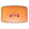 Faux Leather Engravable Patch - Curved Rectangle Thumbnail