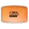 Faux Leather Engravable Patch - Curved Rectangle Thumbnail
