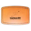 Faux Leather Engravable Patch - Curved Rectangle Thumbnail