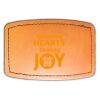 Faux Leather Engravable Patch - Curved Rectangle Thumbnail