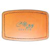 Faux Leather Engravable Patch - Curved Rectangle Thumbnail