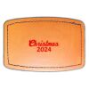 Faux Leather Engravable Patch - Curved Rectangle Thumbnail