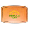 Faux Leather Engravable Patch - Curved Rectangle Thumbnail