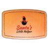 Faux Leather Engravable Patch - Curved Rectangle Thumbnail