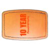 Faux Leather Engravable Patch - Curved Rectangle Thumbnail