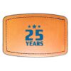 Faux Leather Engravable Patch - Curved Rectangle Thumbnail