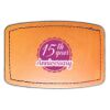 Faux Leather Engravable Patch - Curved Rectangle Thumbnail
