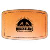 Faux Leather Engravable Patch - Curved Rectangle Thumbnail