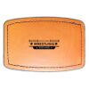Faux Leather Engravable Patch - Curved Rectangle Thumbnail