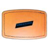Faux Leather Engravable Patch - Curved Rectangle Thumbnail