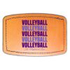 Faux Leather Engravable Patch - Curved Rectangle Thumbnail