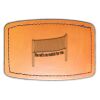 Faux Leather Engravable Patch - Curved Rectangle Thumbnail