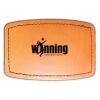 Faux Leather Engravable Patch - Curved Rectangle Thumbnail