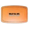 Faux Leather Engravable Patch - Curved Rectangle Thumbnail