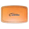 Faux Leather Engravable Patch - Curved Rectangle Thumbnail
