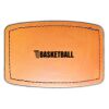Faux Leather Engravable Patch - Curved Rectangle Thumbnail