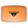 Faux Leather Engravable Patch - Curved Rectangle Thumbnail