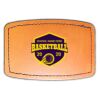Faux Leather Engravable Patch - Curved Rectangle Thumbnail