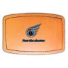 Faux Leather Engravable Patch - Curved Rectangle Thumbnail