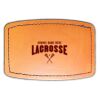 Faux Leather Engravable Patch - Curved Rectangle Thumbnail