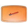 Faux Leather Engravable Patch - Curved Rectangle Thumbnail