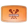Faux Leather Engravable Patch - Curved Rectangle Thumbnail