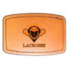 Faux Leather Engravable Patch - Curved Rectangle Thumbnail