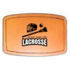 Faux Leather Engravable Patch - Curved Rectangle Thumbnail
