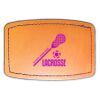 Faux Leather Engravable Patch - Curved Rectangle Thumbnail