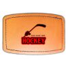 Faux Leather Engravable Patch - Curved Rectangle Thumbnail