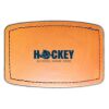 Faux Leather Engravable Patch - Curved Rectangle Thumbnail