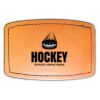 Faux Leather Engravable Patch - Curved Rectangle Thumbnail