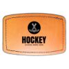 Faux Leather Engravable Patch - Curved Rectangle Thumbnail