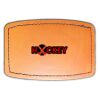 Faux Leather Engravable Patch - Curved Rectangle Thumbnail
