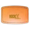 Faux Leather Engravable Patch - Curved Rectangle Thumbnail