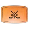 Faux Leather Engravable Patch - Curved Rectangle Thumbnail