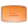Faux Leather Engravable Patch - Curved Rectangle Thumbnail