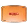 Faux Leather Engravable Patch - Curved Rectangle Thumbnail