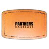 Faux Leather Engravable Patch - Curved Rectangle Thumbnail