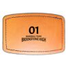 Faux Leather Engravable Patch - Curved Rectangle Thumbnail