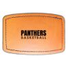 Faux Leather Engravable Patch - Curved Rectangle Thumbnail