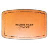 Faux Leather Engravable Patch - Curved Rectangle Thumbnail