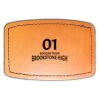 Faux Leather Engravable Patch - Curved Rectangle Thumbnail
