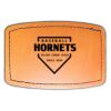 Faux Leather Engravable Patch - Curved Rectangle Thumbnail