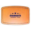 Faux Leather Engravable Patch - Curved Rectangle Thumbnail