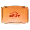 Faux Leather Engravable Patch - Curved Rectangle Thumbnail