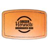 Faux Leather Engravable Patch - Curved Rectangle Thumbnail