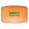 Faux Leather Engravable Patch - Curved Rectangle Thumbnail
